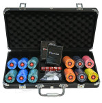 Набор для покера EPT Black на 300 фишек, 100% керамика